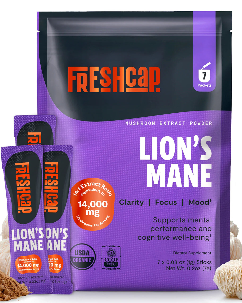 Organic Lion’s Mane Mushroom Powder