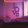 Love Wedding Metal Neon Wall Art- LN0155