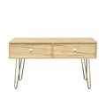 Modern Wood TV Stand Console Table