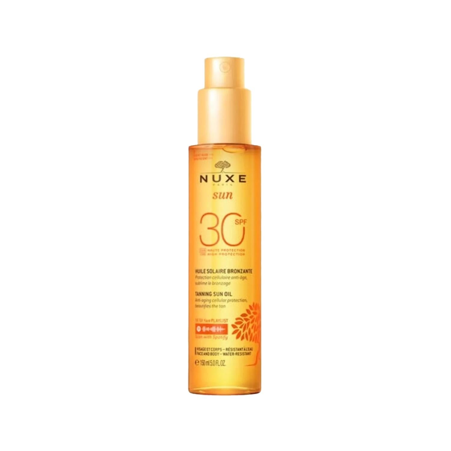 Nuxe Sun Tanning Face and Body Oil SPF30 - 5.07 fl oz