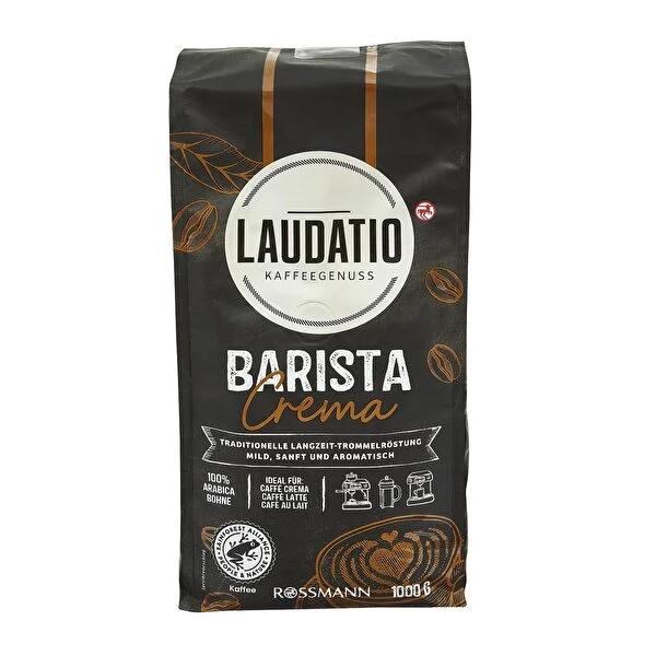 Laudatio Whole Coffee Beans - 100% Arabica, Traditional Drum Roasting, Smooth Flavor for Espresso, Crema, and Lattes