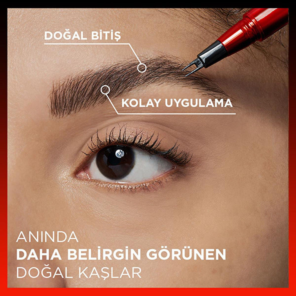 Loreal Paris Infaillible Faux Brow: Ultra-Fine Dark Brunette Brow Pencil for Natural, Long-Lasting, Smudge & Waterproof Definition