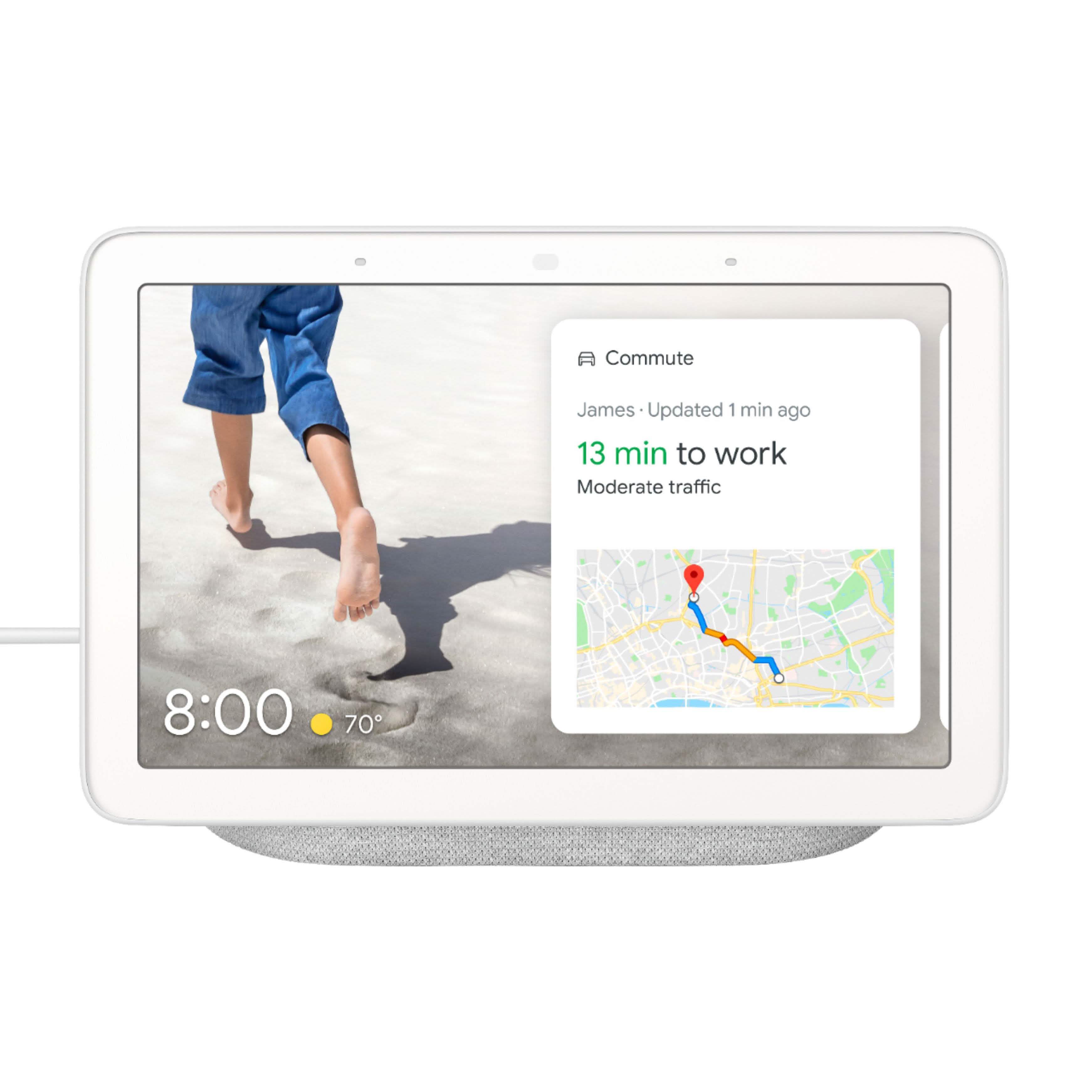Google Nest Hub 1st Gen Smart Display with Google Assistant - Chalk
