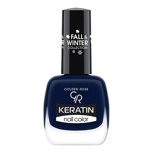 Golden Rose Keratin Nail Polish - Long-Lasting, Nourishing Nail Color for Fall & Winter