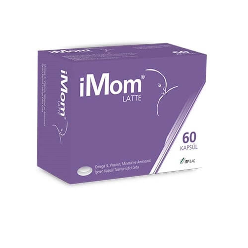 iMom Dietary Supplement with Omega-3 and Multivitamins for Overall Wellness
