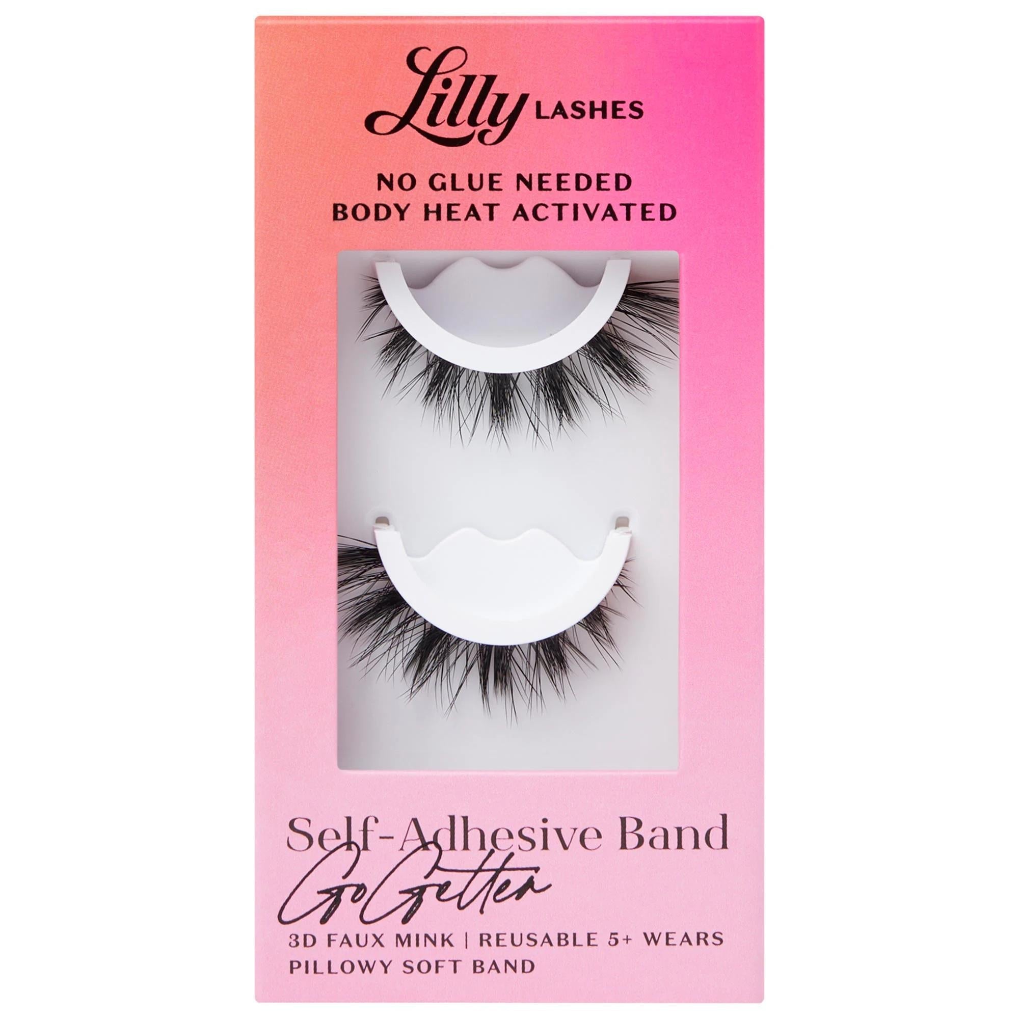 Self Adhesive Lashes by [Brand Name] - Waterproof, Reusable, Cruelty-Free False Eyelashes for Easy Application