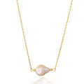SERENA PINK PEARL PENDANT NECKLACE