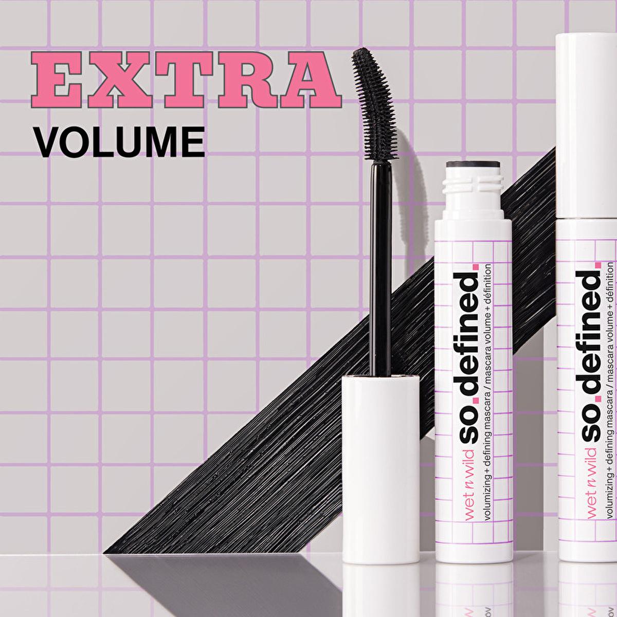wet n wild Mega So Define Volumizing Mascara: Dramatic Volume, Definition & Vitamin E for Lash Health