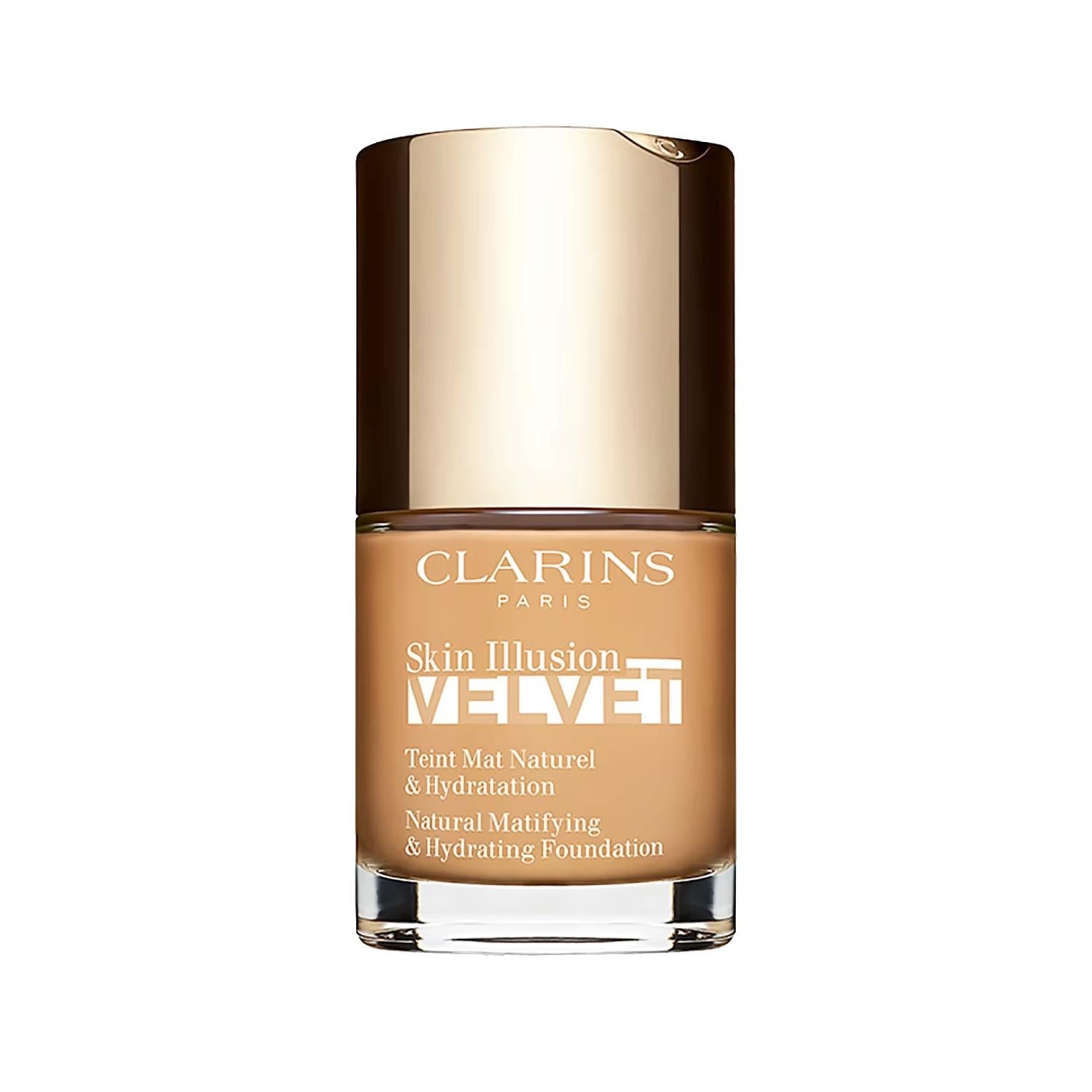 Clarins Skin Illusion Velvet 110N Foundation: Natural Finish, Matte Complexion, Lightweight 30ml Liquid - Trusted Quality