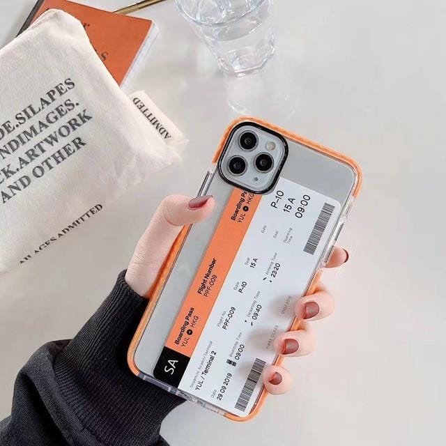 First Class Plane Ticket iPhone Case