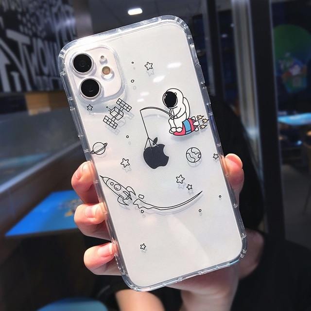 Creative Astronaut Shockproof iPhone Case