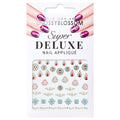 Glossy Blossom Jewel Box Ancient Secret Nail Stickers: Easy Self-Adhesive Nail Art Decorations, Shiny, Colorful, and Antique Designs