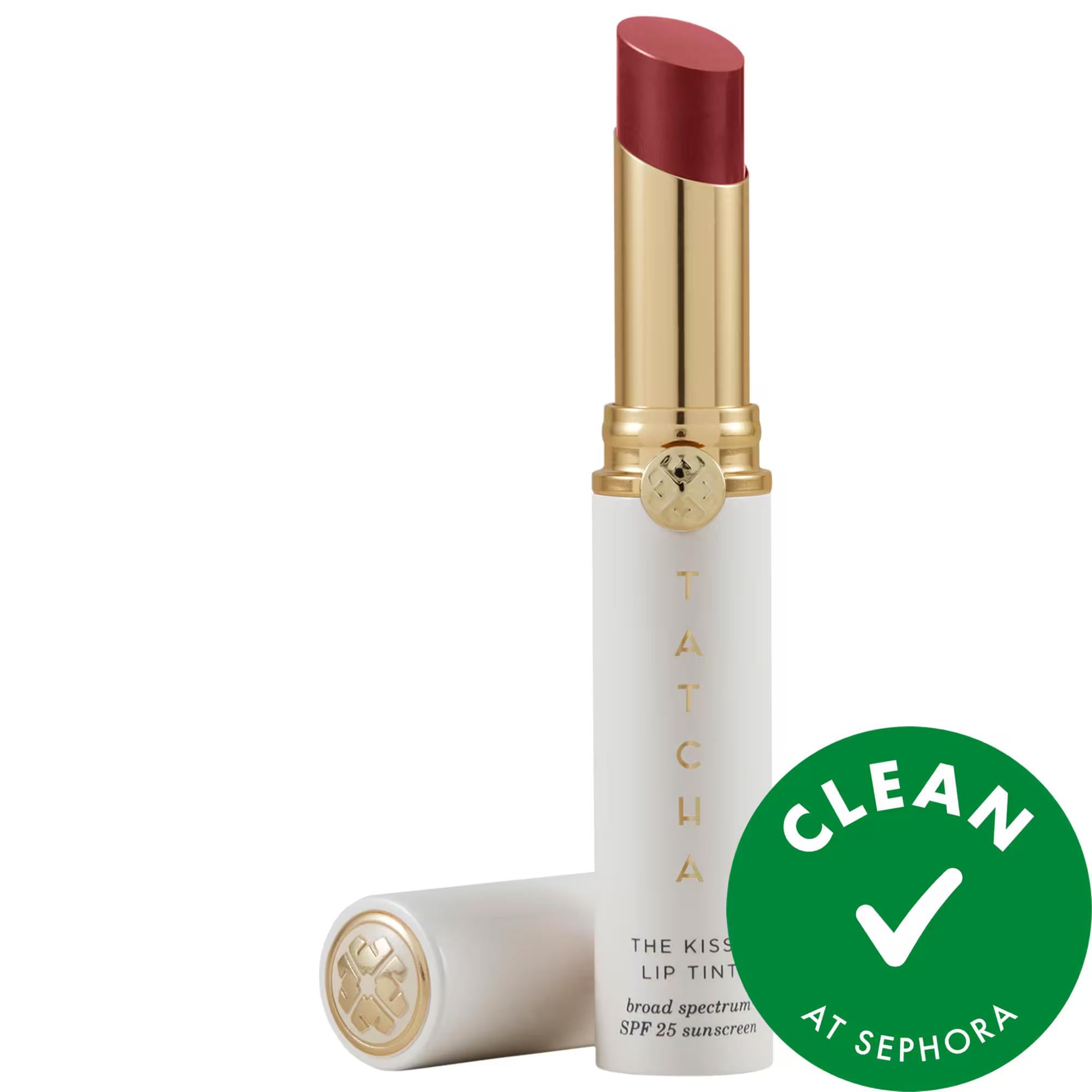 Kissu Tinted Lip Sunscreen SPF 25 Hydrating Lip Care for Dry Lips - Clean Beauty, Cruelty-Free