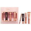 Charlotte Tilbury Pillow Talk: Iconic Lip & Cheek Makeup Set - Hydrating Lipstick Balm, Lip Liner, Plumping Gloss, Natural Beauty Highlighter Wand - Paraben & Cruelty-Free