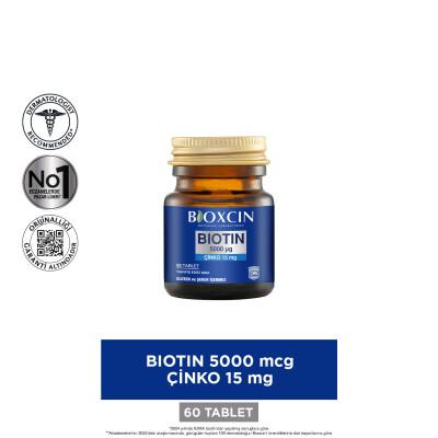 Bioxcin Biotin Supplement and Shampoo Set for Hair Loss Treatment and Hair Health Support