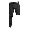 Single-Leg Compression Tights - Right - Black