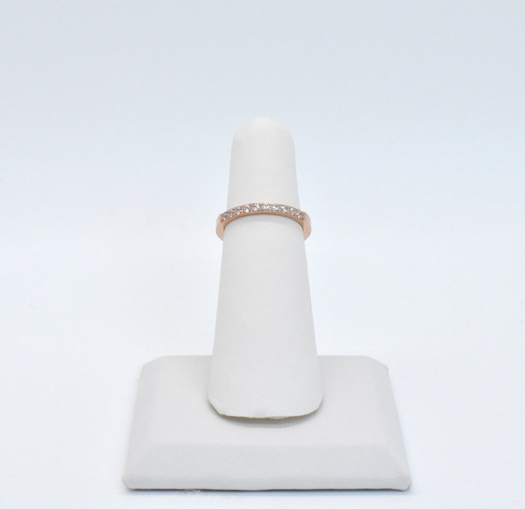 STELLA ROSE GOLD ETERNITY STACKABLE RING BAND
