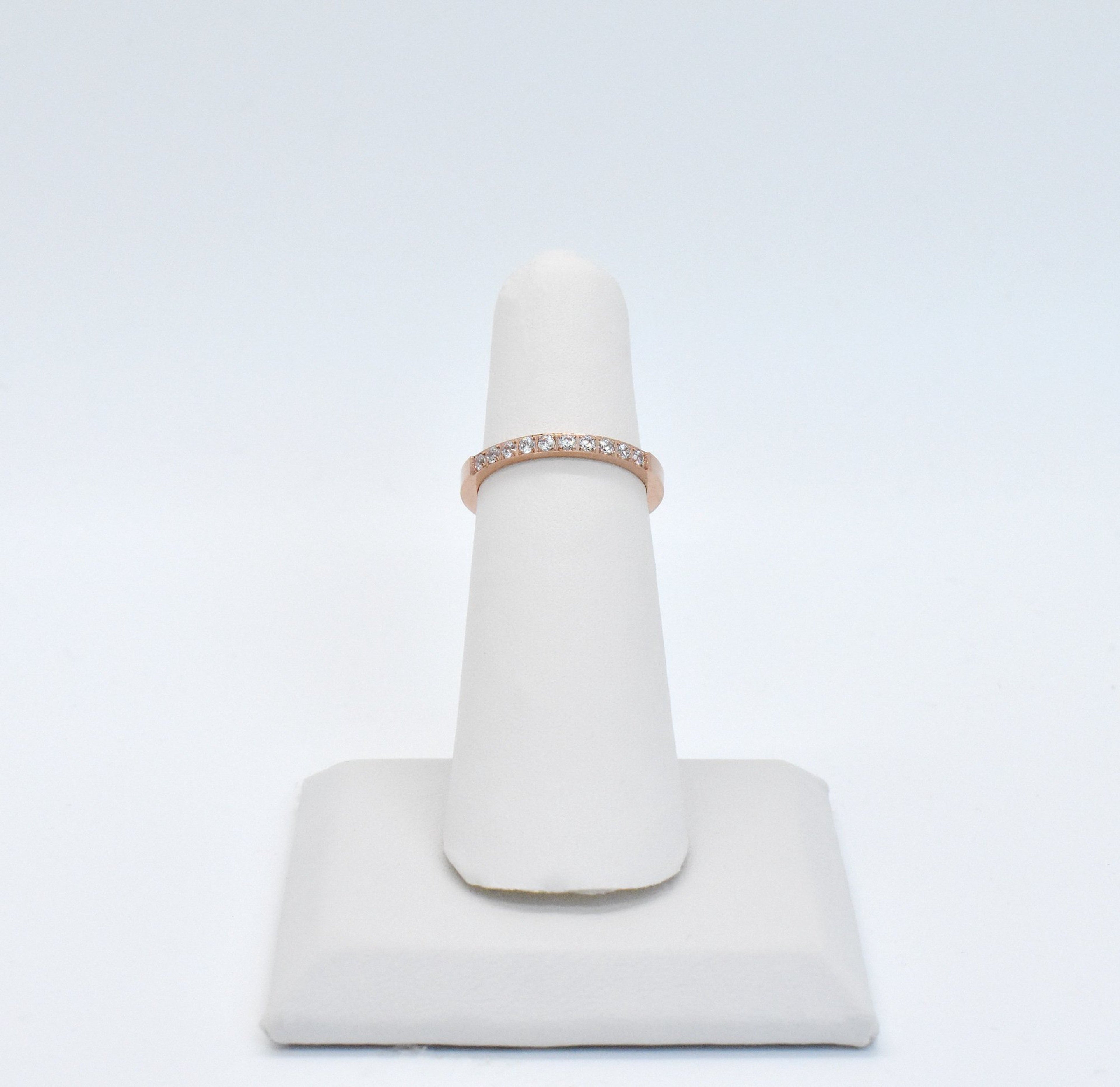 STELLA ROSE GOLD ETERNITY STACKABLE RING BAND