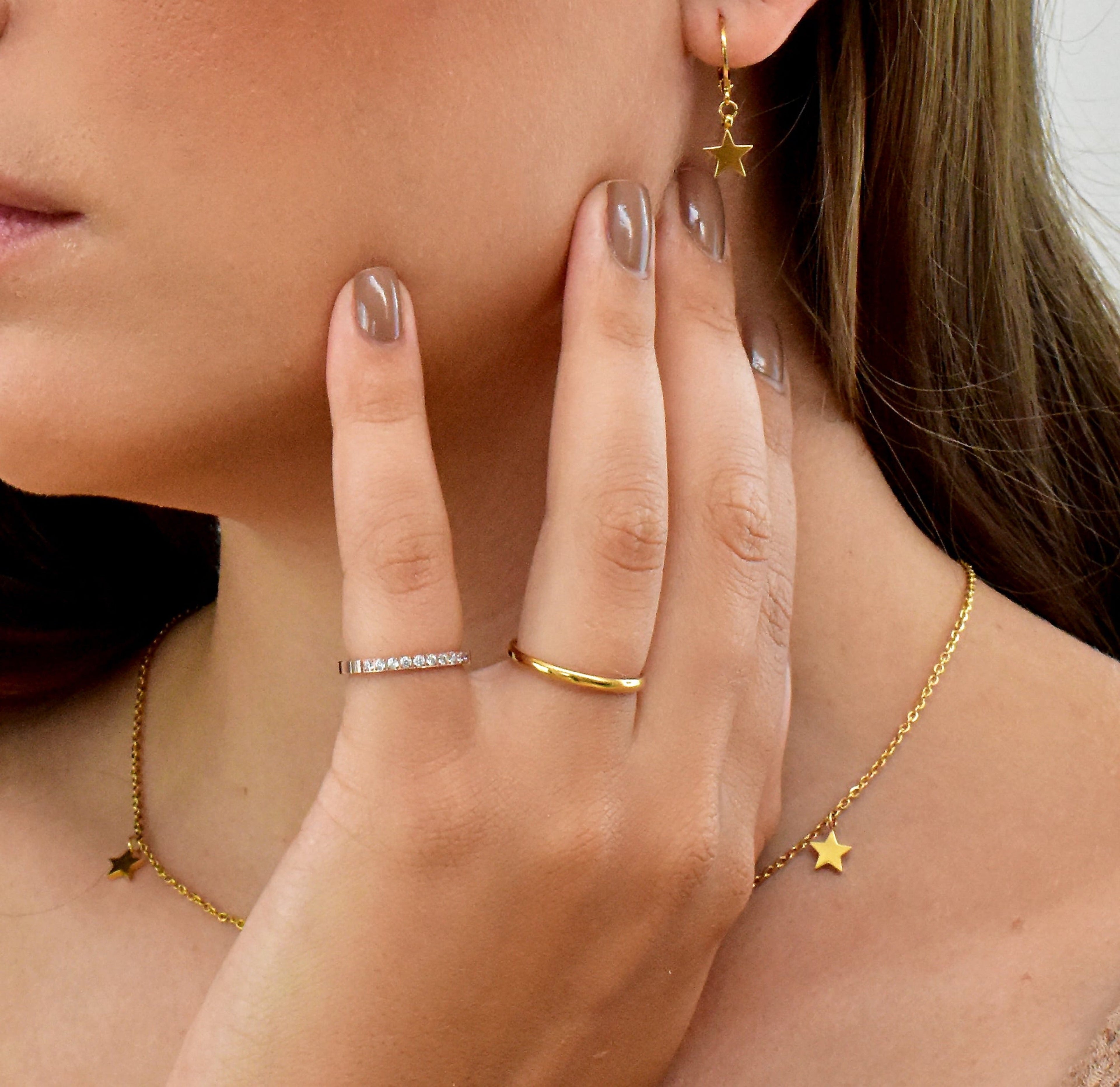 DIDI THIN GOLD STACKABLE RING BAND