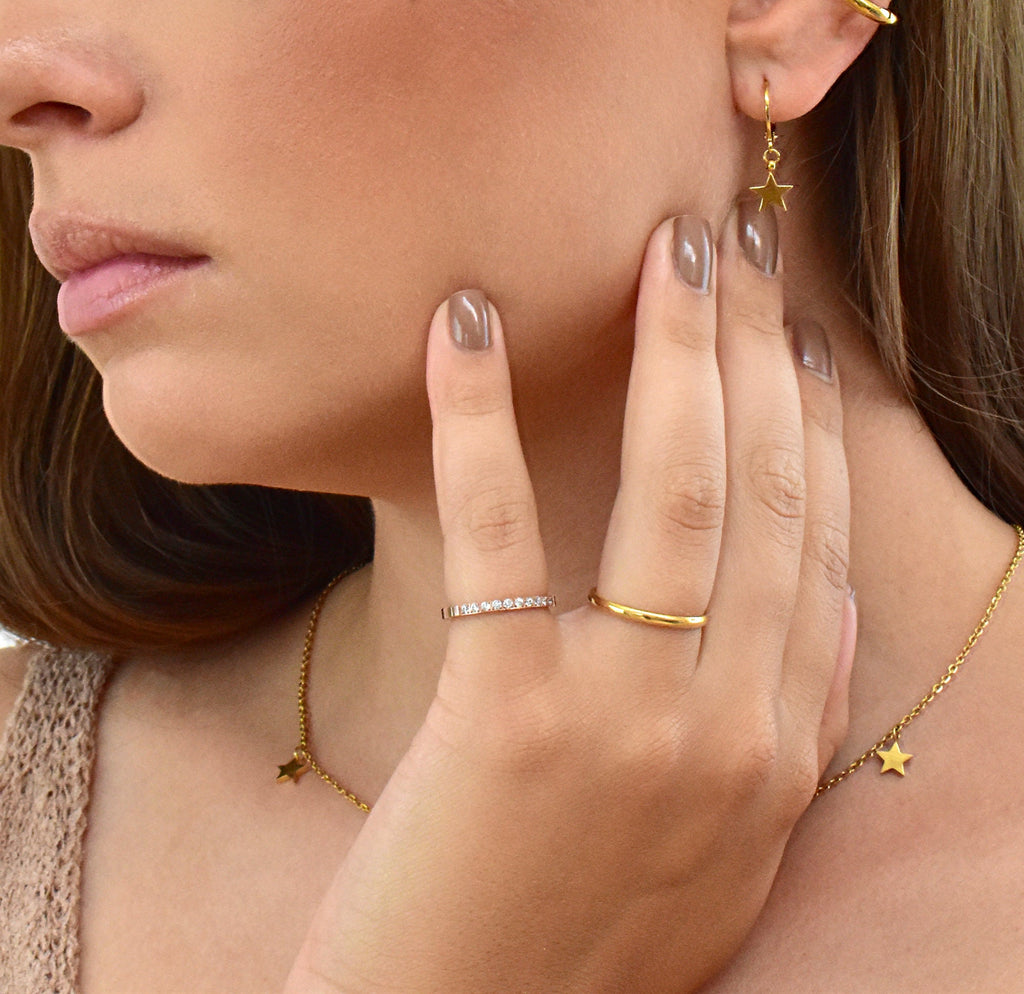 STELLA ROSE GOLD ETERNITY STACKABLE RING BAND
