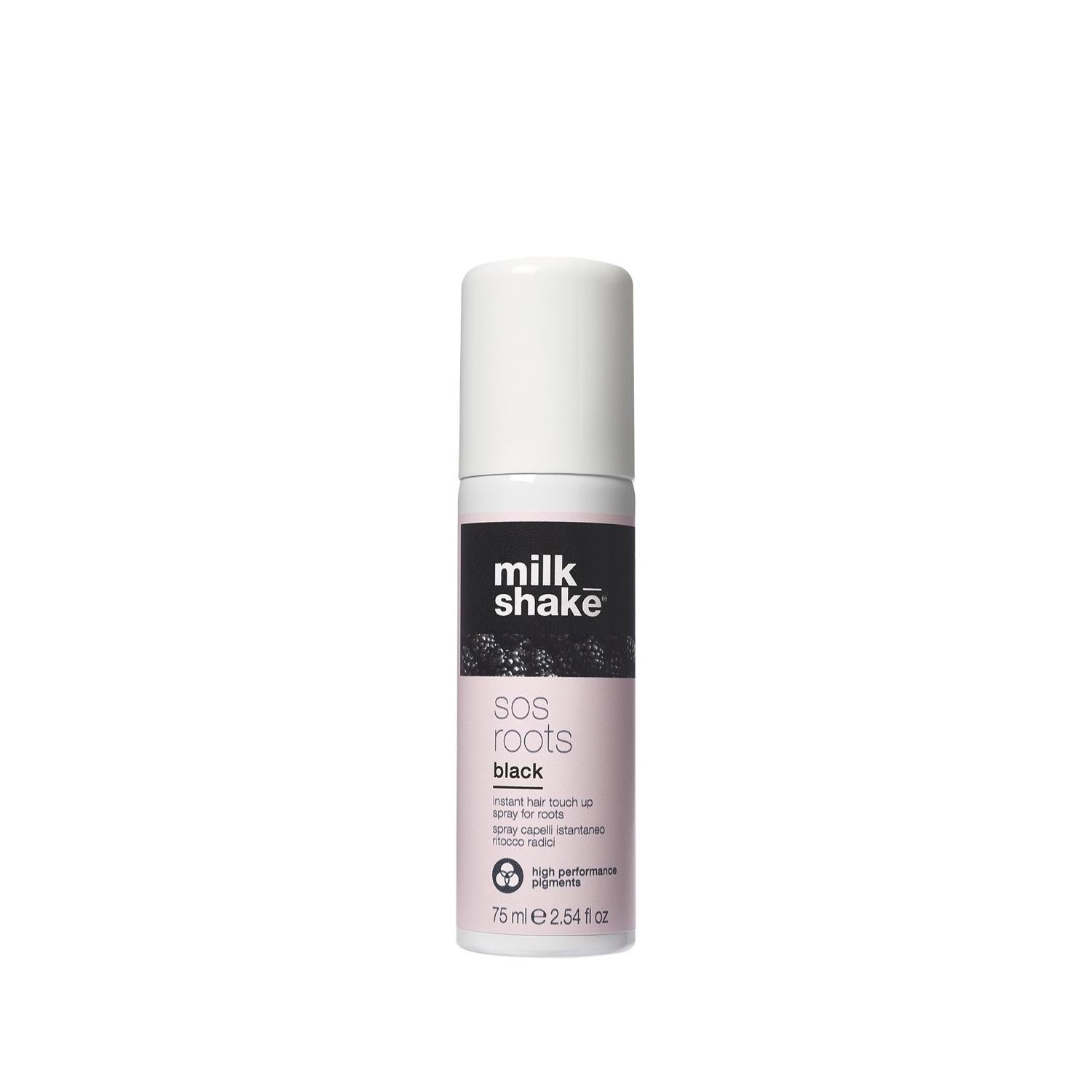 Milk Shake SOS Roots Black 75ml Hair Care Product for Root Health & Styling - 2.54 fl oz