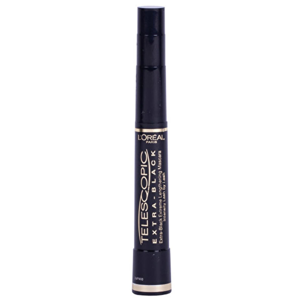 Loreal Paris Telescopic Carbon Black Mascara - Lengthening & Volumizing Formula for Dramatic Eye Look