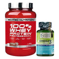 Scitec Whey Protein 920 Gr + Nature's Supreme Omega 3 1000 Mg 60 Capsules Combination