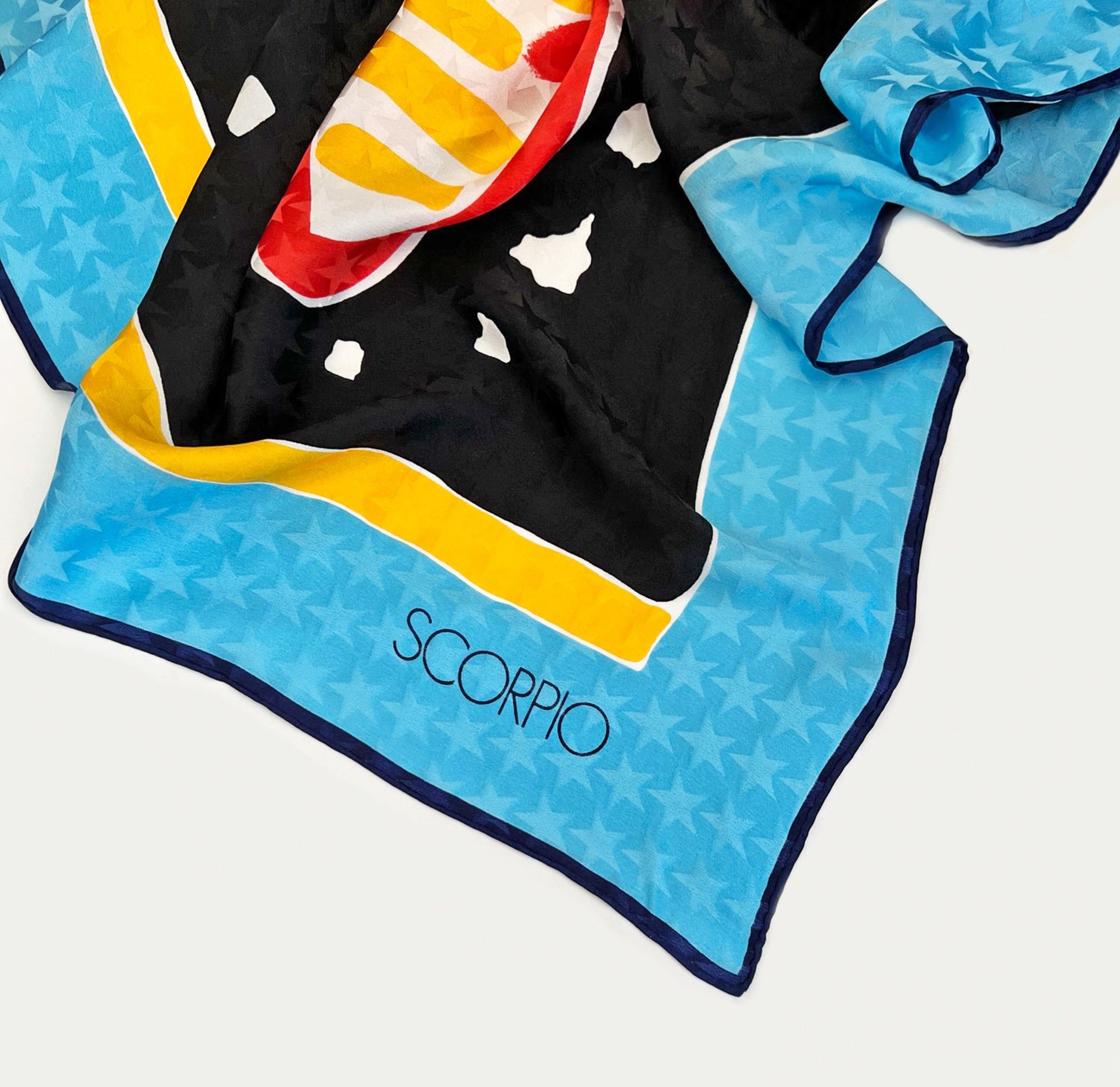 SCORPIO SILK SCARF - CHLOE FREMANTLE