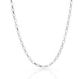 BLAKE SILVER BOX CHAIN NECKLACE