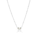 PHOEBE DAINTY SILVER MARQUIS CZ DIAMOND PENDANT NECKLACE