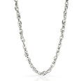 GEMMA SILVER ROPE CHAIN NECKLACE