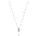 PENELOPE SILVER TEAR DROP PENDANT NECKLACE