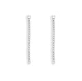 SKYLER SILVER TENNIS DROP EARRINGS