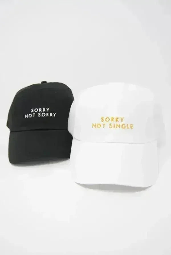 Sorry Not Single | Sorry Not Sorry - party Hats | Femstylo