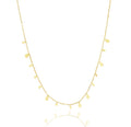 MIRANDA GOLD DAINTY TEARDROP NECKLACE