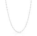 ELSIE SILVER DAINTY LACE CHAIN NECKLACE