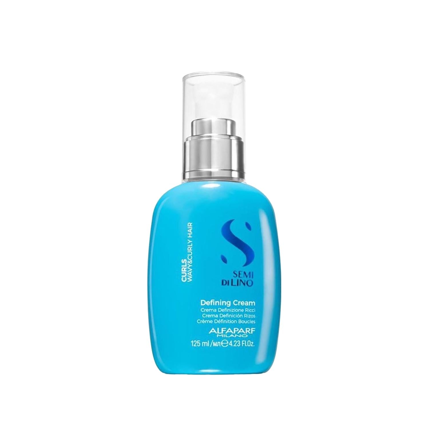 Alfaparf Semi Di Lino Curls Curl Enhancing Leave-In Cream 125 ml - Curl Enhancing Leave-In Cream for Defined Curls