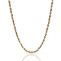 RONNIE TWO TONED ROPE CHAIN NECKLACE