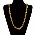 European Classic Twist Necklace Rope Chain
