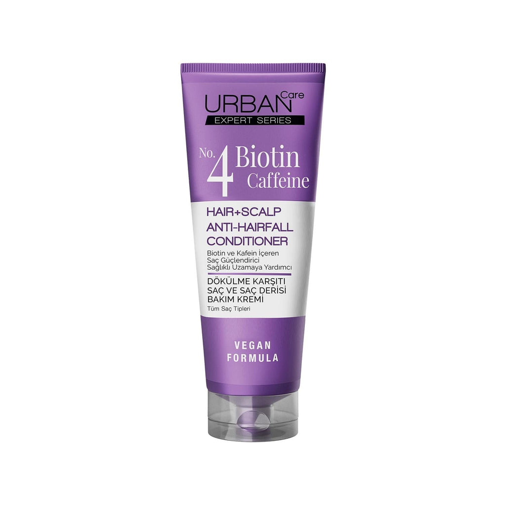 Urban Care Biotin Caffeine Anti-Hair Loss Hair Cream - Strengthens Hair Roots, 200ml