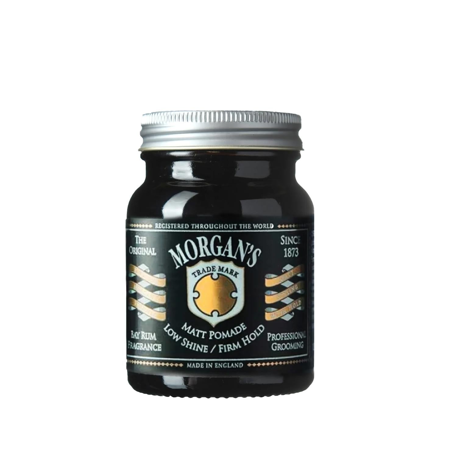 Morgan's Hair Pomade Bay Rum Matte Finish Strong Hold for Men - 100g