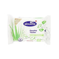 Aloutte Aloe Vera Wet Wipes 25-Count: Gentle, Alcohol-Free Cleansing for Sensitive Skin & Baby Care - pH Balanced