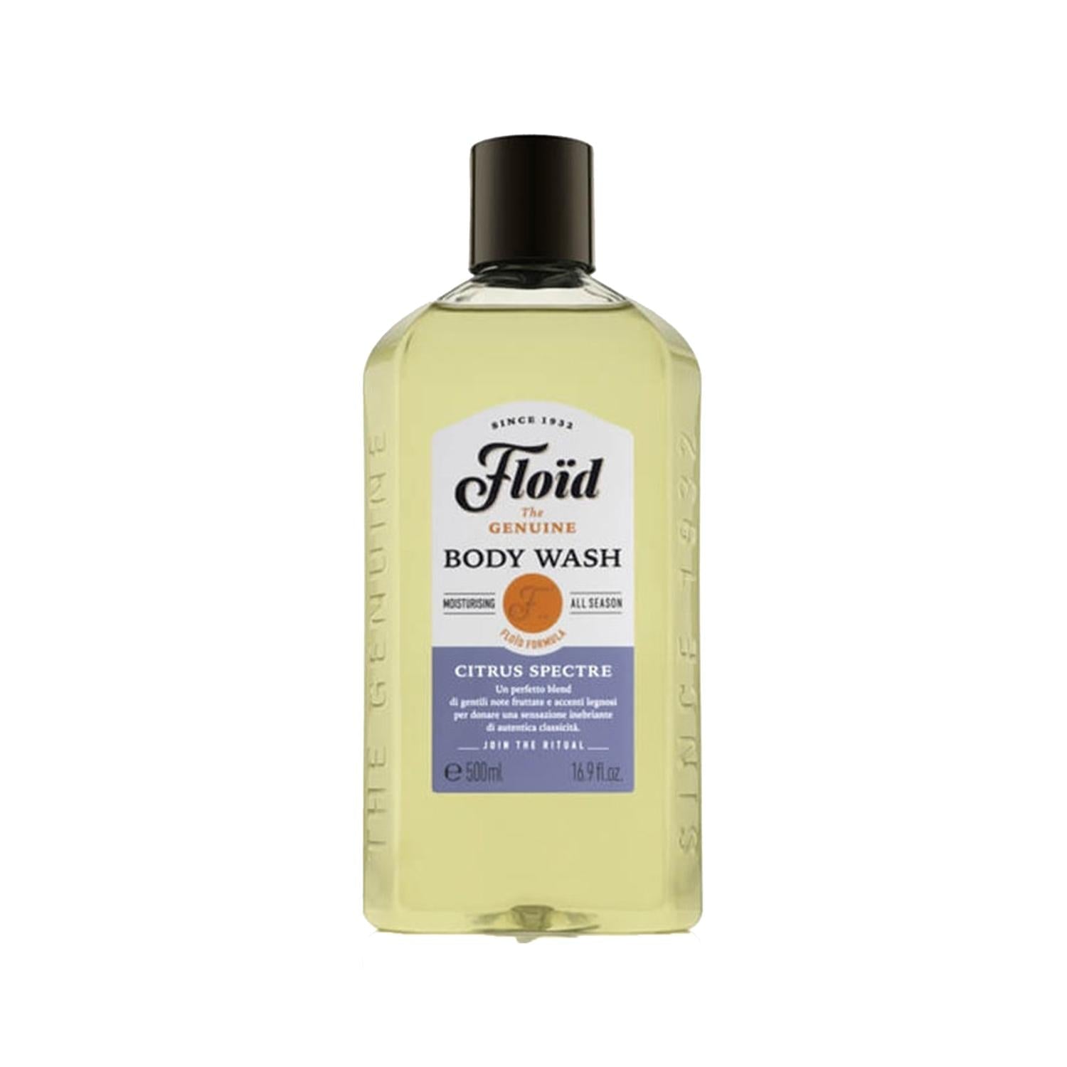 Floid Citrus Spectre Shower Gel 500ml - Refreshing Citrus Scented Body Wash for Personal Hygiene