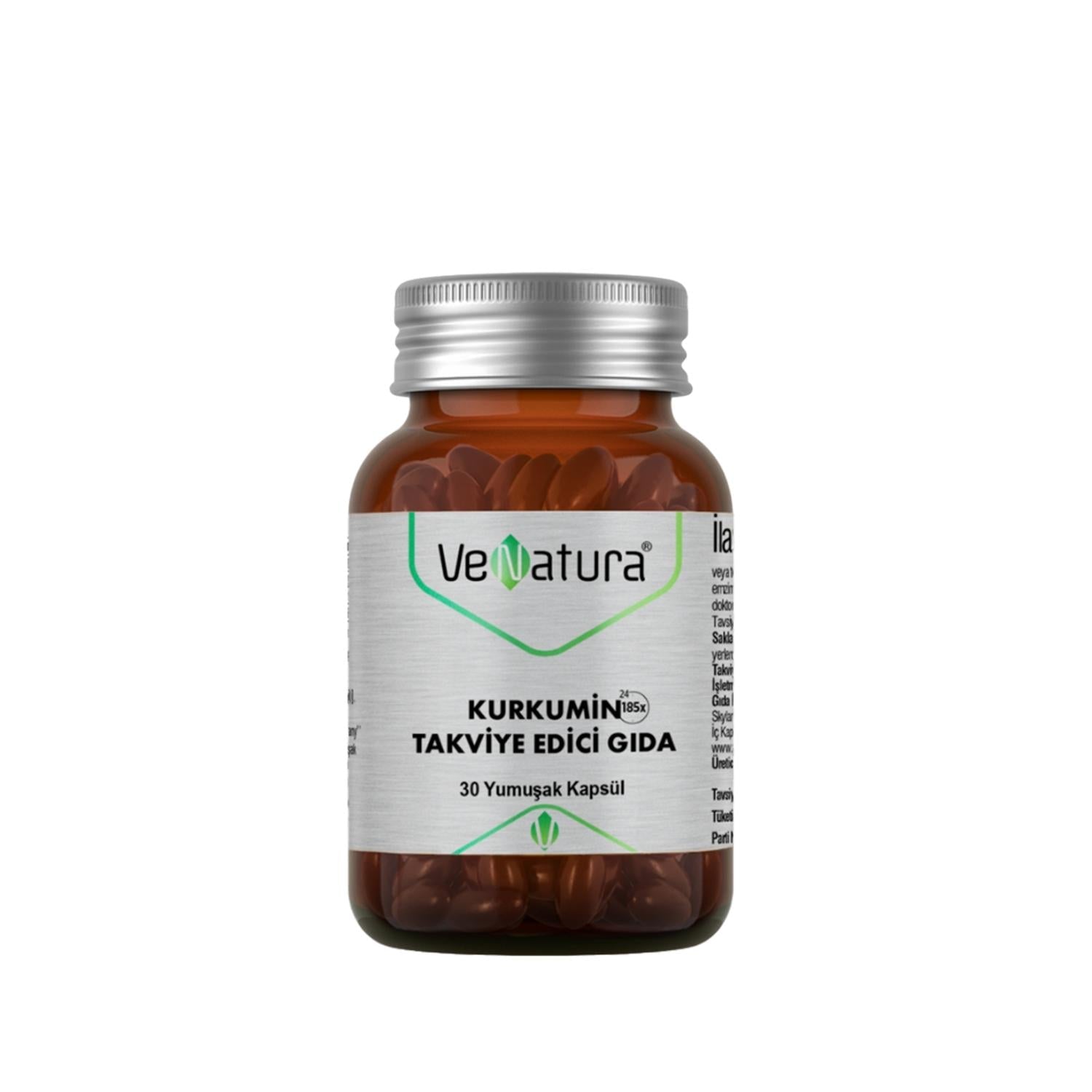 VeNatura Curcumin Supplement - 30 Soft Capsules for Anti-Inflammatory Support & Overall Wellness