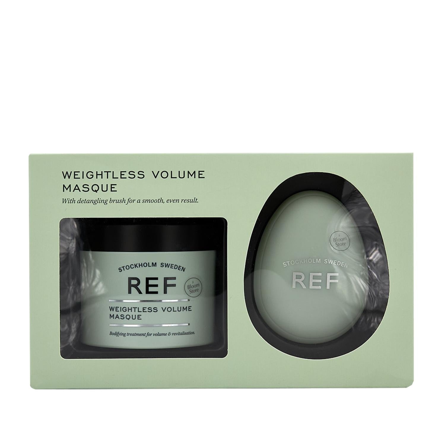 REF Weightless Volume Hair Care Mask and Application Comb - Nourishing & Volumizing Hair Treatment with Comb