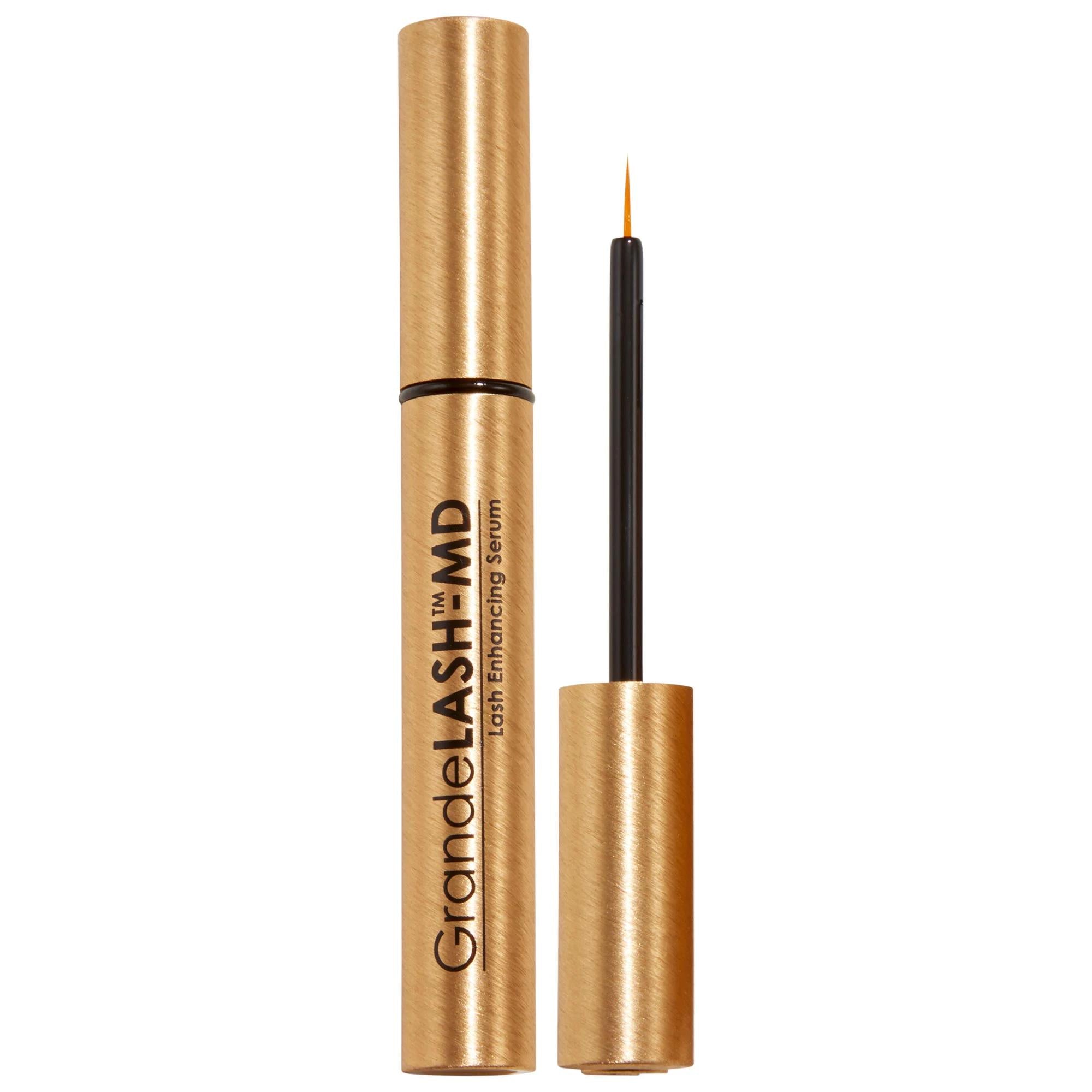 GrandeLASH-MD Lash Enhancing Serum: Achieve Longer, Thicker Lashes - Eyelash Growth Serum for Short, Thin Lashes - Visible Results in Weeks.
