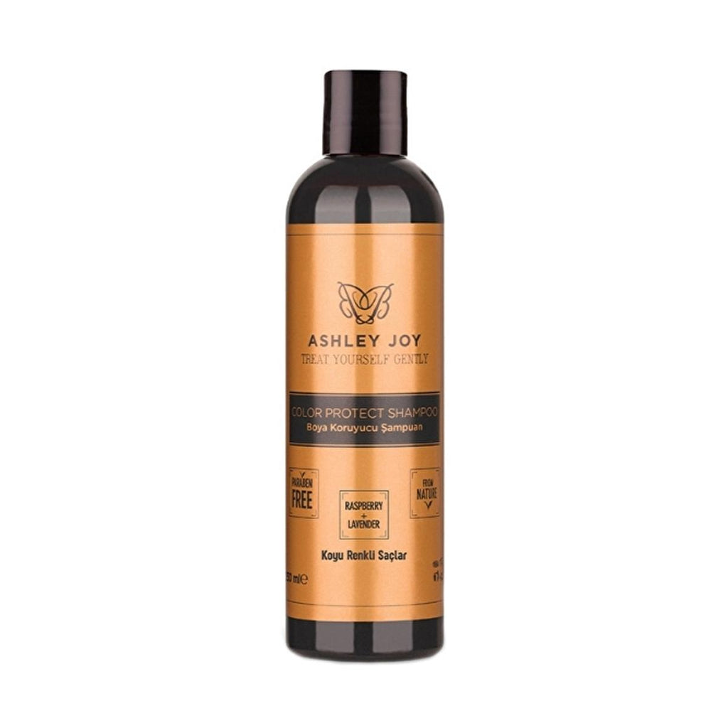 Ashley Joy Dark Color Treated Hair Shampoo: Lavender Raspberry Formula, Kinoa & Chia Seed for Color Protection & Nourishment, Argan & Sweet Almond Oil, 8.45 fl oz