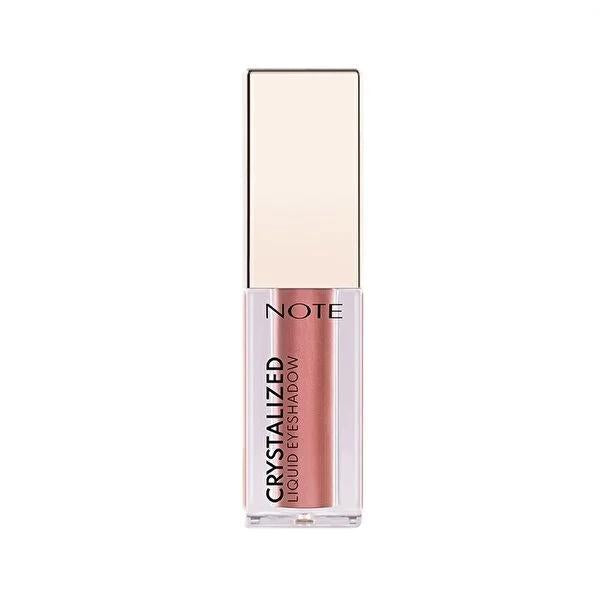 Note Crystalized Liquid Eyeshadow 04: High Pigment, Long Lasting, Metallic Matte Finish - Effortless Application, Crease Resistant